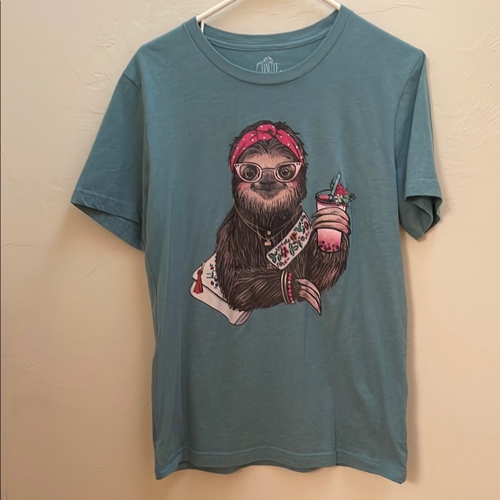 Graphic Short Sleeve Tee in Blue